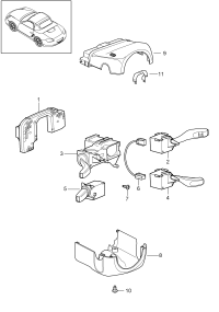 99755247502-Trim, steering column