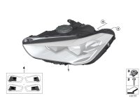 63117436461-Technology headlamp LED lh