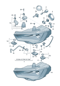 8VD941005-Headlamp, Bulb-gas discharge  D  -28.09.2015