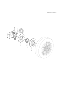 84005628-Knuckle, r. rr. suspension