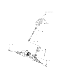 13370418-Seal, steering column facia, outer