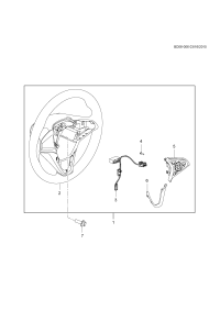 84115698-Harness, steering wheel gasket accessory (in. 1)