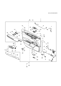 84149192-Garnish assy., fr. door 20181211