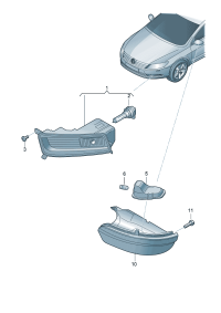 35D941699A-Halogen fog lamp