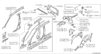 762312Y035-PILLAR-FRONT,INNER UPPER LH