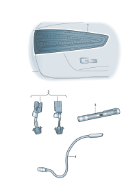 8U0052100B-Lamp assy  Porsche panamera:
