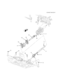 84251531-Shaft, center steering (center)
