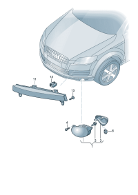 8P0941699A-Halogen fog lamp