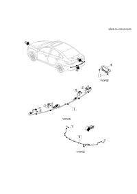 26213322-Sensor, parking assist warning