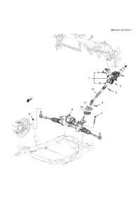 84256977-Column, steering (incl. 14,15)