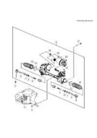 84270838-Insulator, steering heat