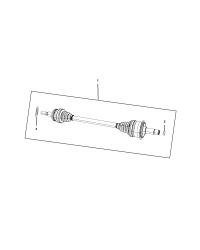 68277002AA-SHAFT AXLE HALF