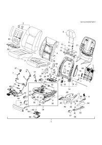 84289057-Buckle assy-fr seat belt