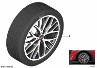 36115A1A063-RDCi complete wheelset summer matt black
