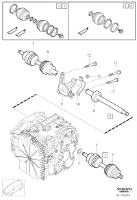36011295-Shaft, replace, lh