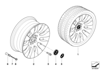 36116753237-Disc rim, light
