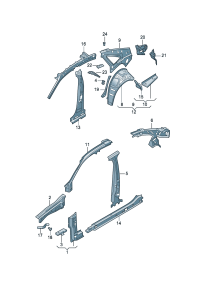 17G810422-Panel, quarter inner