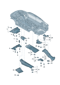 5Q0825661BB-Insulator-pass heat