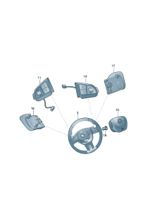 3T0951527A-Knob-Tiptronic