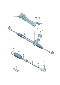 18A423057A-Strg rack & tie rod D  -16.09.2019