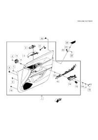 84407720-Handle assy-fr dr I /s