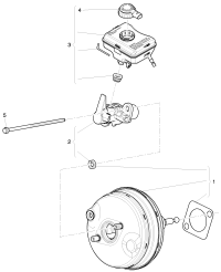 3Y0698641-Engine mounting Set, master power
