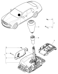 3Y0713041E-Gear shifting mechanism D-16.01.2012 -26.08.2013