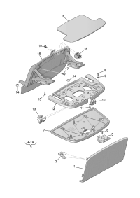 3W5881253C-LOCKING KNOB