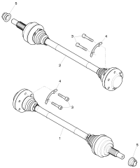 3Y0501201-Shaft, half swing