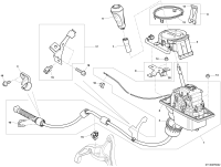 3W1713111J-Damper, for w/lid moulding Gear shifting mechanism D-02.04.2007 -15.09.2008