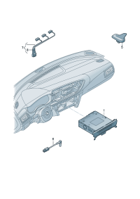 4H1035712E-Mic with set 1 Wiring harness