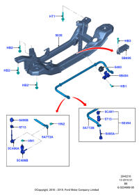 3M514A037DB-Spacer assy (sedan, all 2.0 l common diesel engines, with handling suspension)