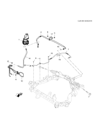 95190749-Hose-p/s inlet (incl 18)