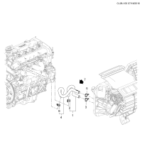 95190751-Hose, heater outlet (incl. 6)
