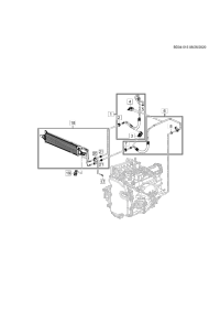 39129037-Tube, oil cooler outlet (incl 7-8)