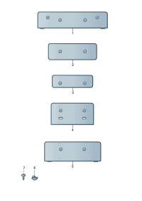 8W0807285BA-Bracket, license plate D-04.12.2017