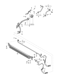 36A317019-TRANSMISSION OIL COOLER BMW G30, G12, B48