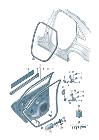 8V5833051A-Door assy-rr, lh D  -22.01.2018