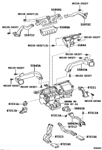 5595053020-NOZZLE ASSY, DEFROSTER