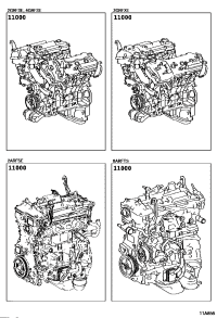 1900031A92-ENGINE ASSY, PARTIAL