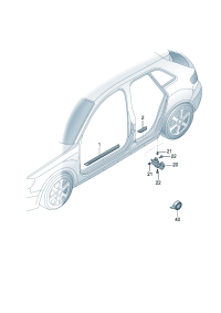 8V48534919B9-Mldg assy, c