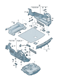 8W7863471A4PK-Panel, rear end Finisher