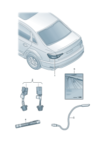 8W9052101-LED taillight Contained in: