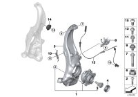 34306865294-Bracket brake hose frrh