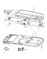 68029388AA-RETAINER FOR GRAB HANDLE