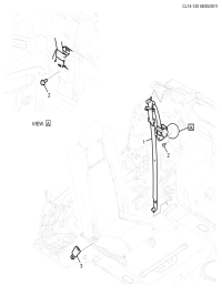 95416760-S/belt retractor no.3 (black)
