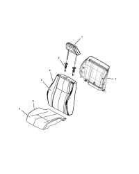 1DS94BD5AA-SLEEVE HEADREST