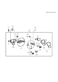 84745568-Steering wheel (leather, adaptive cruise, radio chevrolet, heated) (including 4-18)