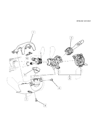 84790678-Lid, instrument panel steering column trim, lower (power)