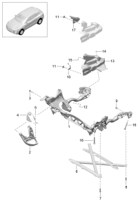 95B399545-FOOTREST ASSY